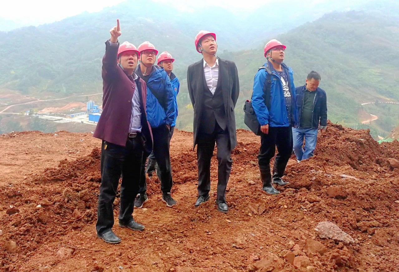 中水七局李家岩水库认真人赴项目现场视察指导事情