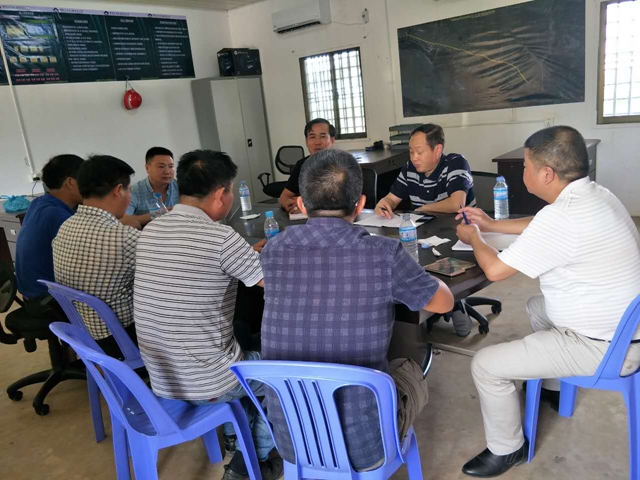 陈云总司理到柬埔寨工程检查指导事情