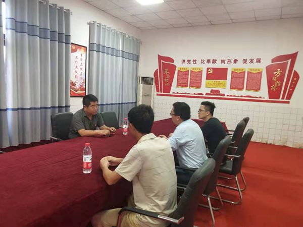 内黄县二安镇纪委书记莅临7790必发集团集团内黄项目部调研党建事情