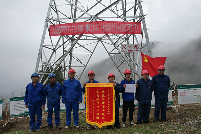 110kV雷坝二线58-77号重冰区段抗冰差别化刷新工程完工投运