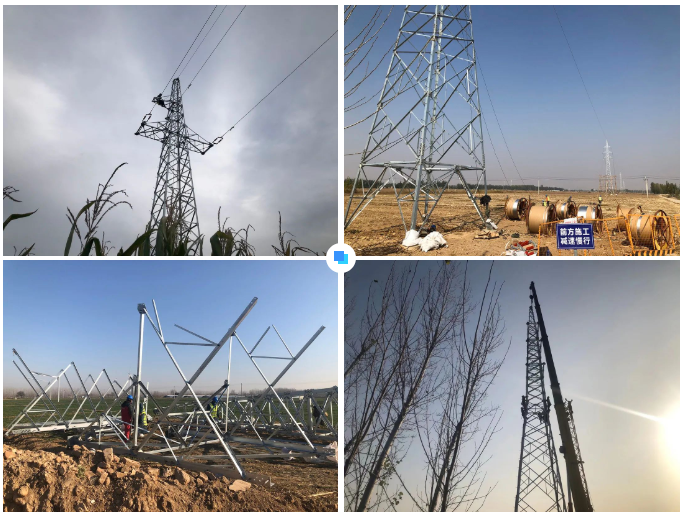 国瑞洁源平原风电场项目35kV集电线路工程全线意会