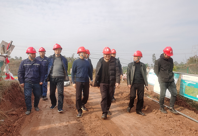 总司理陈云一行到500kV洪板二线综合刷新工程现场检查指导