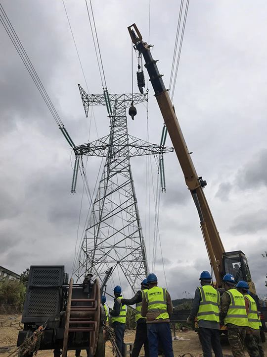 隆林委乐至革步公路一期工程500kV天平Ⅱ线迁改工程顺遂完成