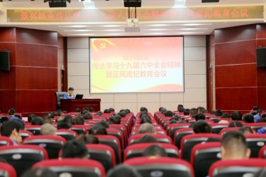 凯发K8国际纸业召开“转达学习十九届六中全会精神暨正风肃纪教育聚会”